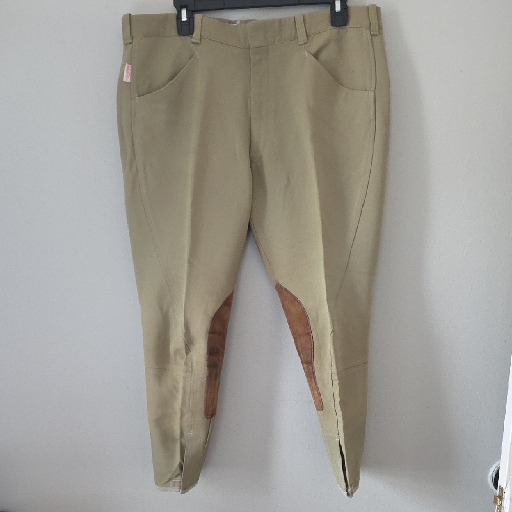 Tailored Sportsman Men's Tan Equestrian Riding Pants